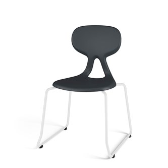 Stol Poly meie large 45 cm hvit