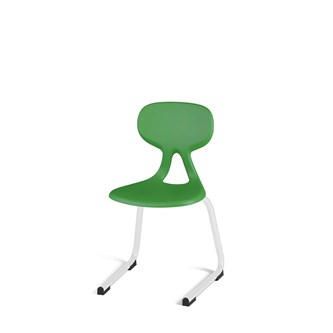 Stol Poly D small 33 cm hvit