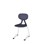Stol Poly D small 33 cm hvit