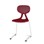 Stol Poly D Large 45 cm hvit
