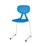 Stol Poly D Large 45 cm hvit