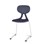 Stol Poly D Large 45 cm hvit