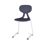 Stol Poly D Large 45 cm hvit
