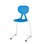 Stol Poly D Medium 45 cm hvit