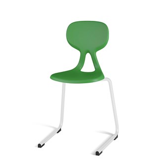 Stol Poly D Medium 45 cm hvit