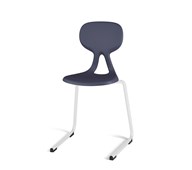 Stol Poly D Medium 45 cm hvit