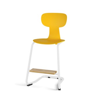 Stol Take C medium 50 cm fotstøtte hvit