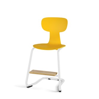 Stol Take C medium 45 cm fotstøtte hvit