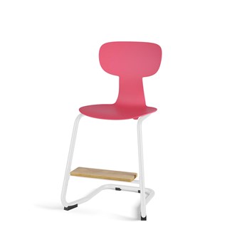 Stol Take C medium 45 cm fotstøtte hvit