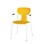 Stol Take 4 medium 45 cm armlener hvit