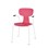 Stol Take 4 medium 45 cm armlener hvit