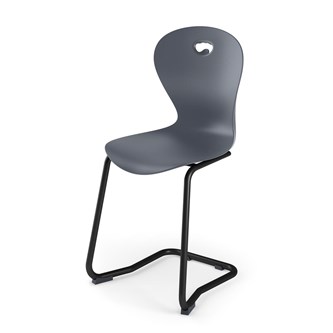 Stol Karoline C large 45 cm svart