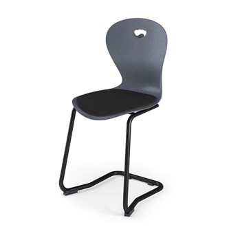 Stol Karoline C large 45 cm svart