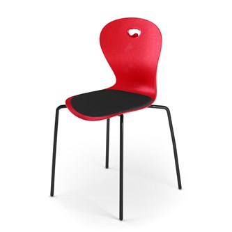 Stol Karoline 4 large 45 cm svart