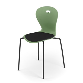 Stol Karoline 4 large 45 cm svart