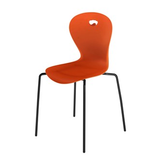 Stol Karoline 4 large 45 cm svart