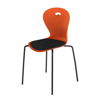 Stol Karoline 4 large 45 cm svart