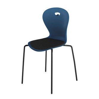 Stol Karoline 4 large 45 cm svart