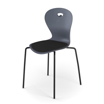 Stol Karoline 4 large 45 cm svart
