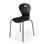 Stol Karoline 4 large 45 cm svart
