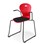 Stol Karoline meie large 45 cm armlene svart