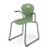 Stol Karoline meie large 45 cm armlene svart