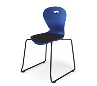 Stol Karoline meie large 45 cm svart