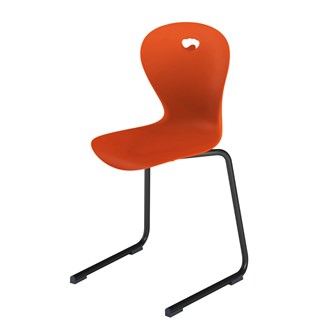Stol Karoline D medium 45 cm svart