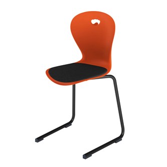 Stol Karoline D medium 45 cm svart