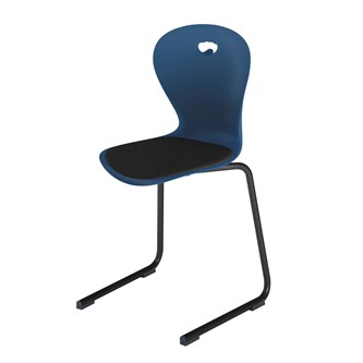 Stol Karoline D medium 45 cm svart