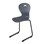 Stol Karoline D medium 45 cm svart