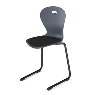 Stol Karoline D medium 45 cm svart