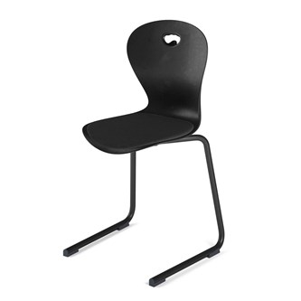 Stol Karoline D medium 45 cm svart