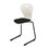 Stol Karoline D medium 45 cm svart