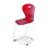 Stol Karoline C large 45 cm hvit
