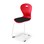 Stol Karoline C large 45 cm hvit