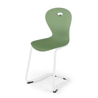 Stol Karoline C large 45 cm hvit