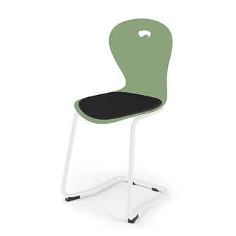 Stol Karoline C large 45 cm hvit