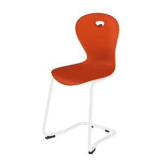 Stol Karoline C large 45 cm hvit