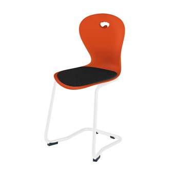 Stol Karoline C large 45 cm hvit
