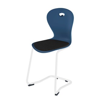 Stol Karoline C large 45 cm hvit