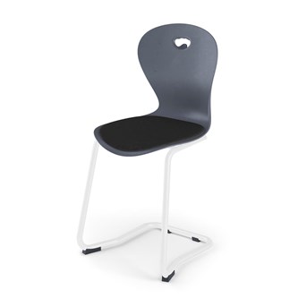 Stol Karoline C large 45 cm hvit