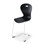 Stol Karoline C large 45 cm hvit