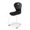 Stol Karoline C large 45 cm hvit
