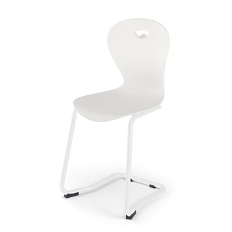 Stol Karoline C large 45 cm hvit