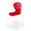 Stol Karoline 4 medium 37 cm hvit