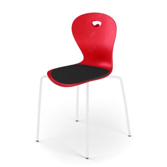 Stol Karoline 4 medium 37 cm hvit