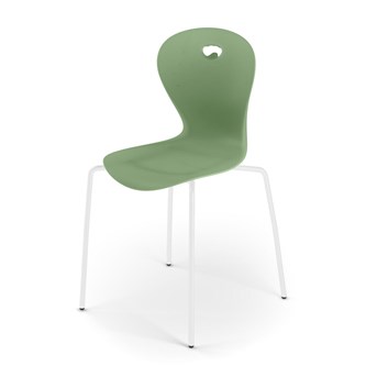Stol Karoline 4 medium 37 cm hvit