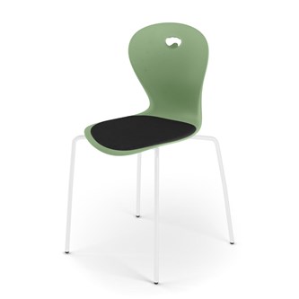 Stol Karoline 4 medium 37 cm hvit