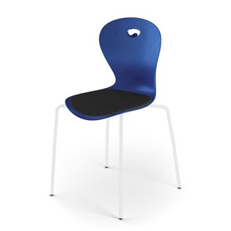 Stol Karoline 4 large 45 cm hvit